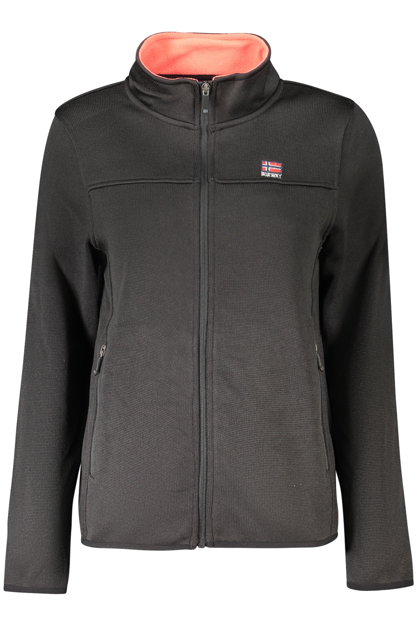 NORWAY 1963 WOMEN'S BLACK ZIP-UP SWEATSHIRT NORWAY 1963