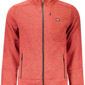 NORWAY 1963 MEN'S RED ZIP-UP SWEATSHIRT NORWAY 1963