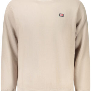 NORWAY 1963 MEN'S BEIGE ZIP-UP SWEATSHIRT NORWAY 1963