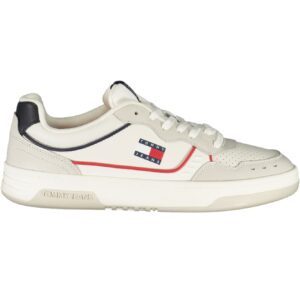 TOMMY HILFIGER MEN'S WHITE SPORTS SHOES TOMMY HILFIGER