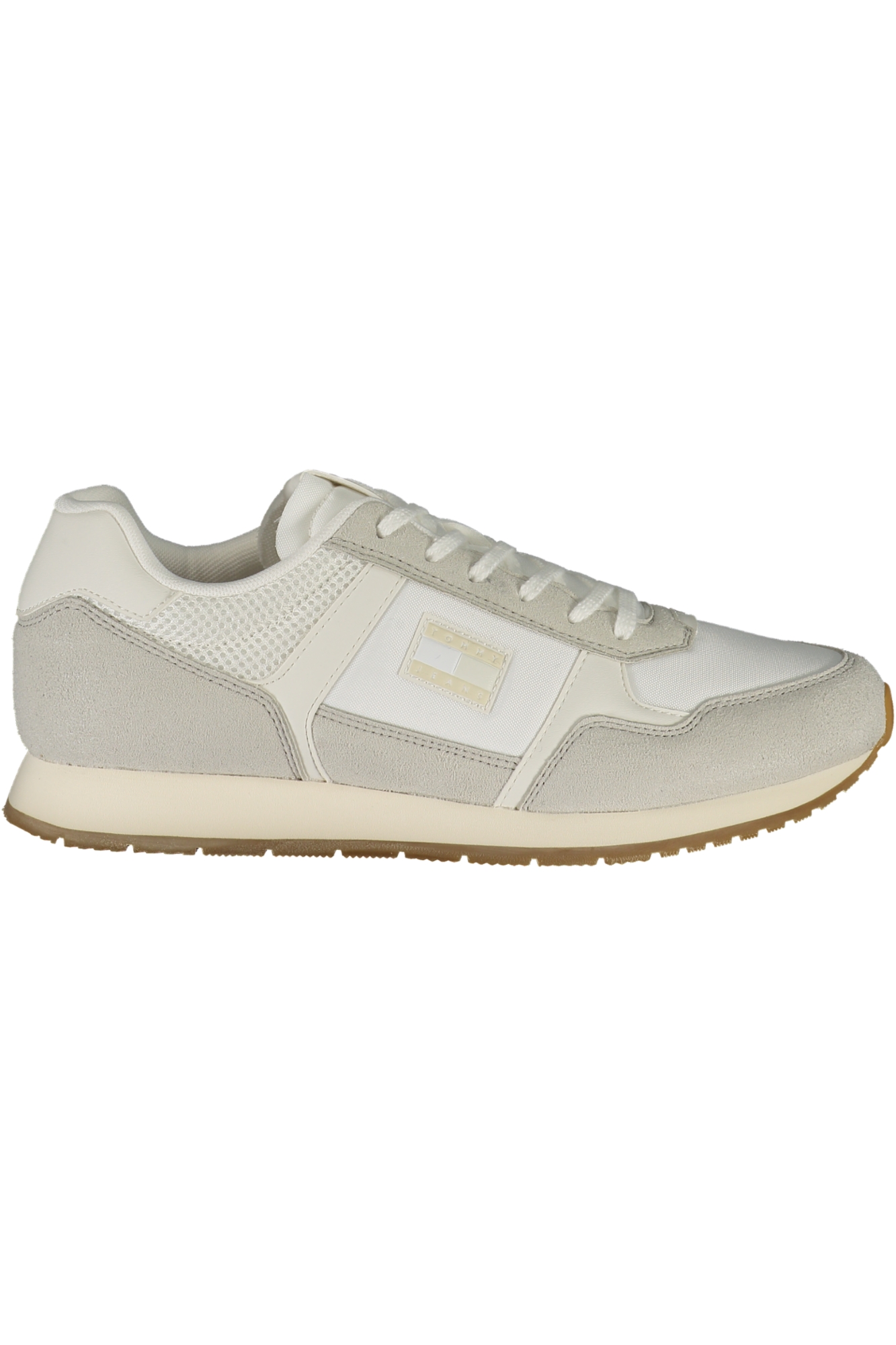 TOMMY HILFIGER MEN'S WHITE SPORTS SHOES TOMMY HILFIGER