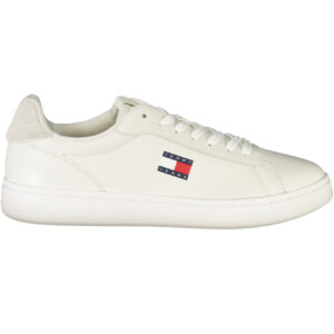 TOMMY HILFIGER MEN'S WHITE SPORTS SHOES TOMMY HILFIGER