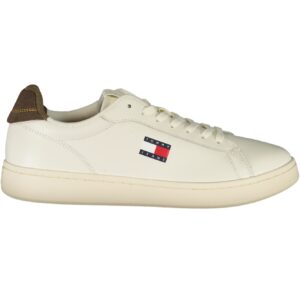 TOMMY HILFIGER MEN'S WHITE SPORTS SHOES TOMMY HILFIGER