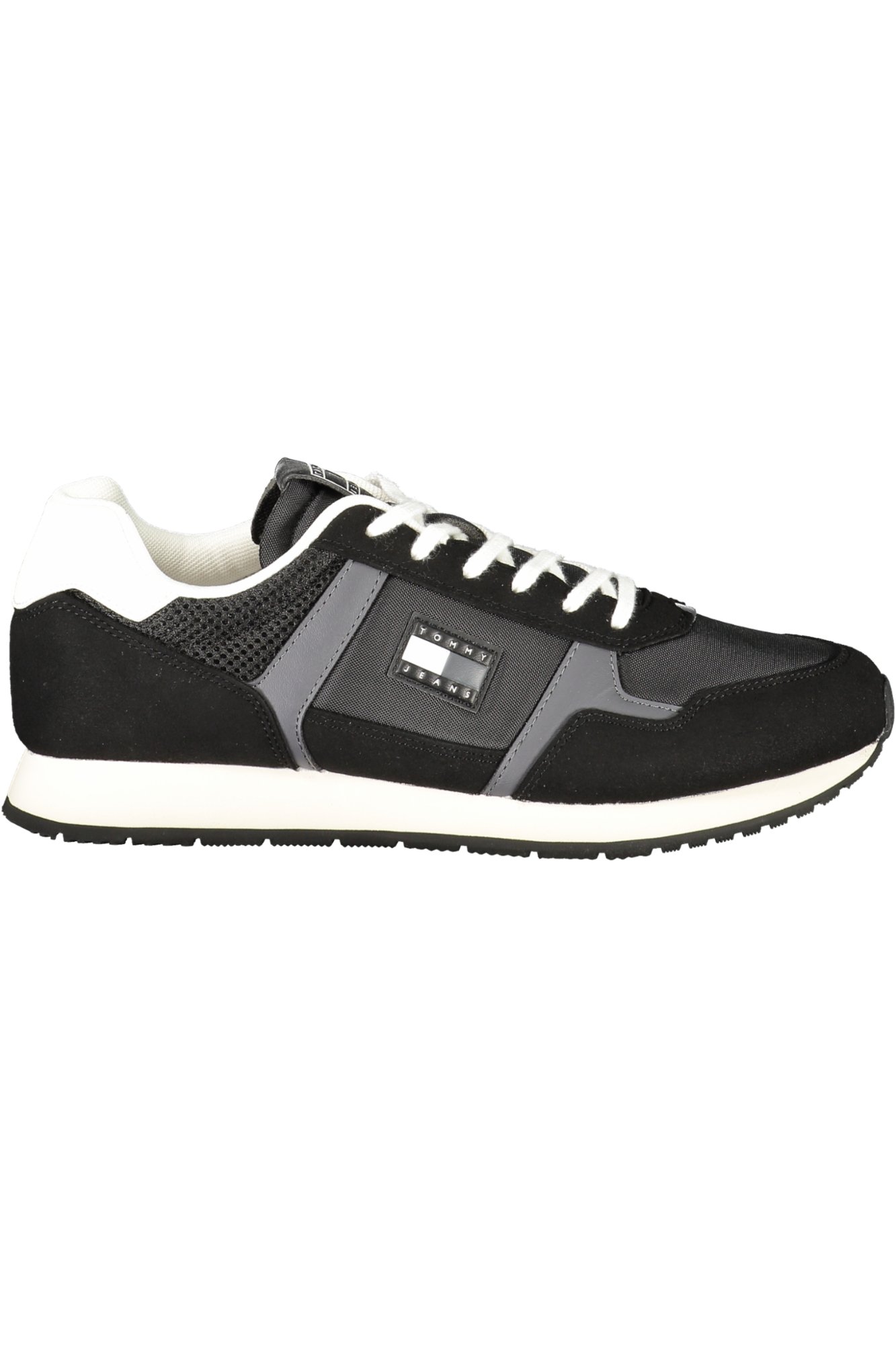 TOMMY HILFIGER MEN'S BLACK SPORTS SHOES TOMMY HILFIGER