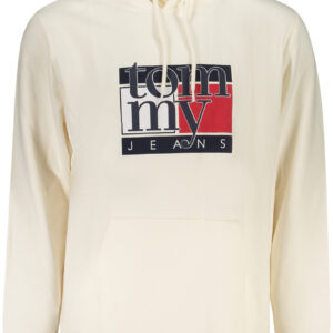 TOMMY HILFIGER MEN'S ZIP-UP SWEATSHIRT WHITE TOMMY HILFIGER