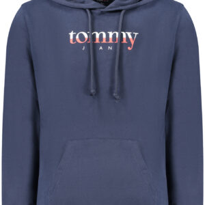 TOMMY HILFIGER MEN'S BLUE ZIP-UP SWEATSHIRT TOMMY HILFIGER