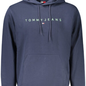 TOMMY HILFIGER MEN'S BLUE ZIP-UP SWEATSHIRT TOMMY HILFIGER