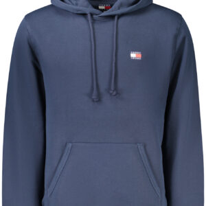 TOMMY HILFIGER MEN'S BLUE ZIP-UP SWEATSHIRT TOMMY HILFIGER