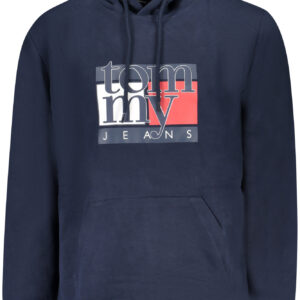 TOMMY HILFIGER MEN'S BLUE ZIP-UP SWEATSHIRT TOMMY HILFIGER