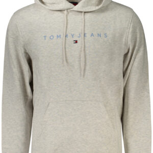 TOMMY HILFIGER MEN'S GRAY ZIP-UP SWEATSHIRT TOMMY HILFIGER