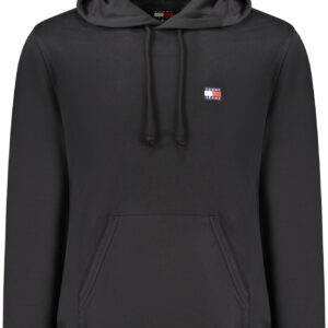 TOMMY HILFIGER MEN'S BLACK ZIP-UP SWEATSHIRT TOMMY HILFIGER