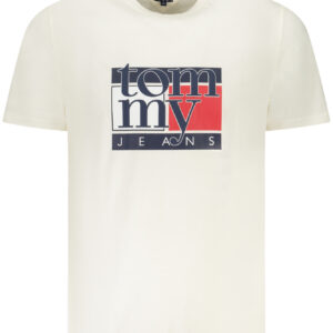TOMMY HILFIGER MEN'S SHORT-SLEEVE T-SHIRT WHITE TOMMY HILFIGER
