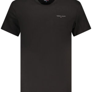 TOMMY HILFIGER MEN'S SHORT-SLEEVE T-SHIRT BLACK TOMMY HILFIGER