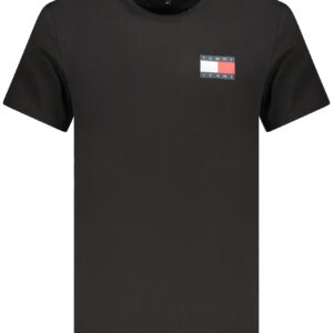TOMMY HILFIGER MEN'S SHORT-SLEEVE T-SHIRT BLACK TOMMY HILFIGER