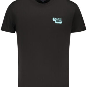 TOMMY HILFIGER MEN'S SHORT-SLEEVE T-SHIRT BLACK TOMMY HILFIGER