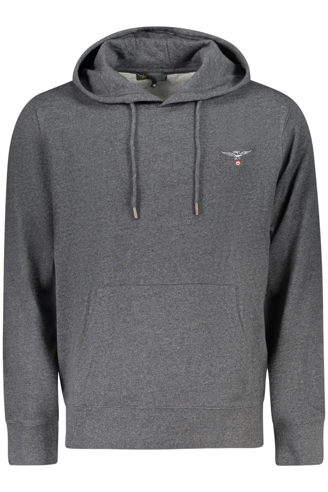 MILITARY ACADEMY MEN'S GRAY ZIP-UP SWEATSHIRT ACCADEMIA MILITARE