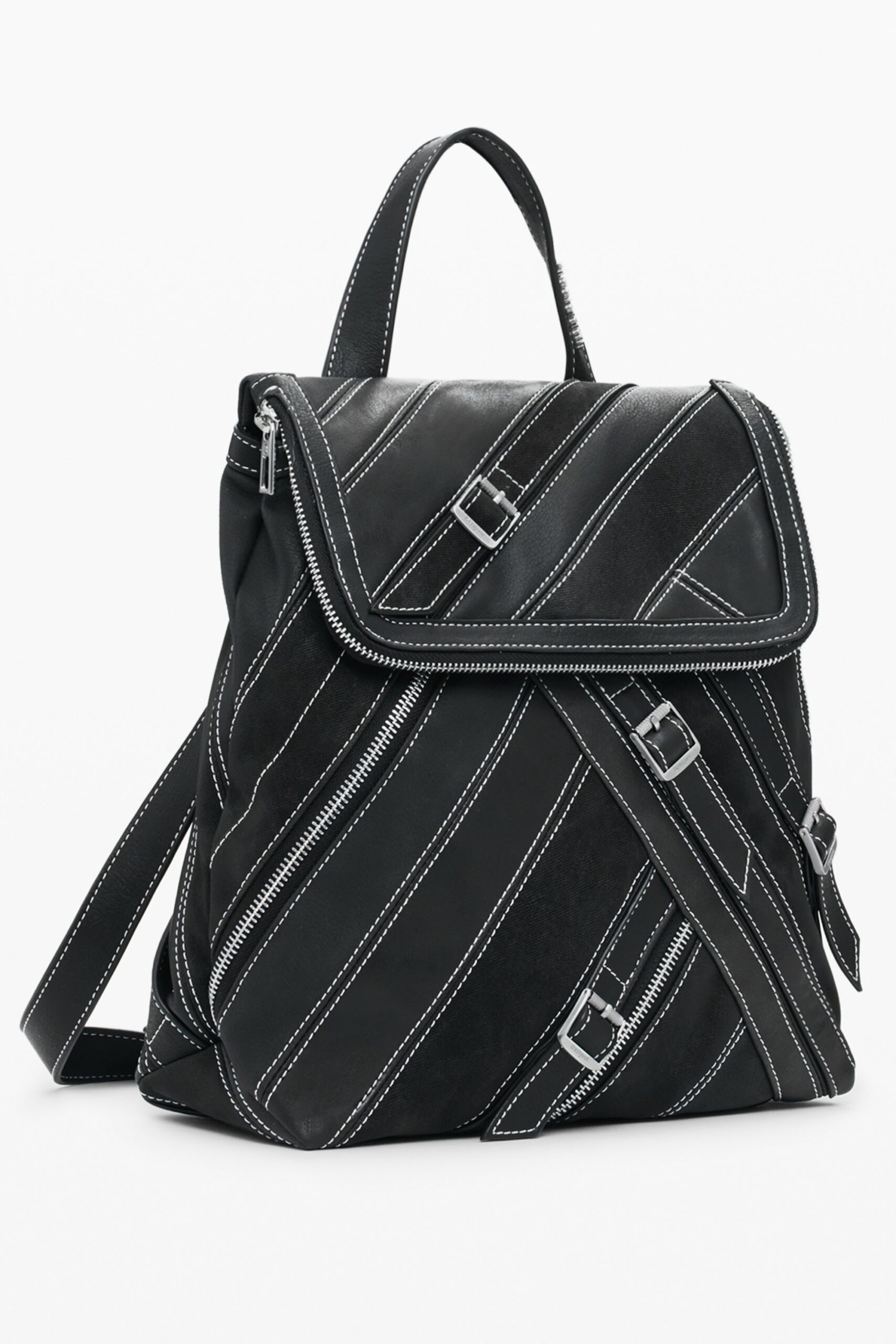 DESIGUAL WOMEN'S BLACK BACKPACK - Image 2