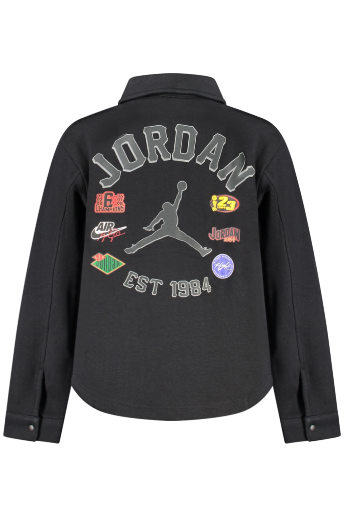 JORDAN MEN'S BLACK ZIP-UP SWEATSHIRT - Image 2
