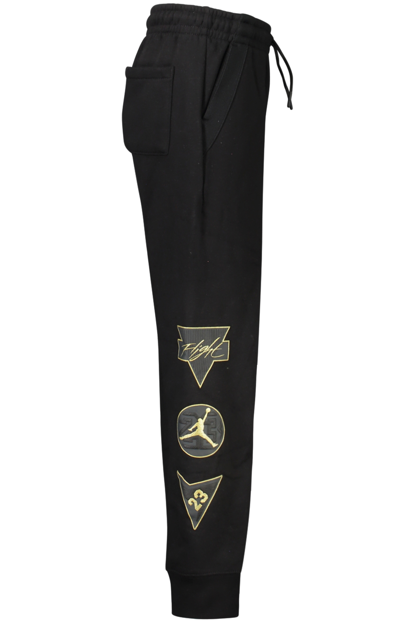JORDAN MEN'S BLACK LONG TRACKSUIT PANTS - Image 3