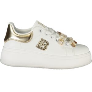 LAURA BIAGIOTTI WOMEN'S WHITE SPORTS SHOES LAURA BIAGIOTTI