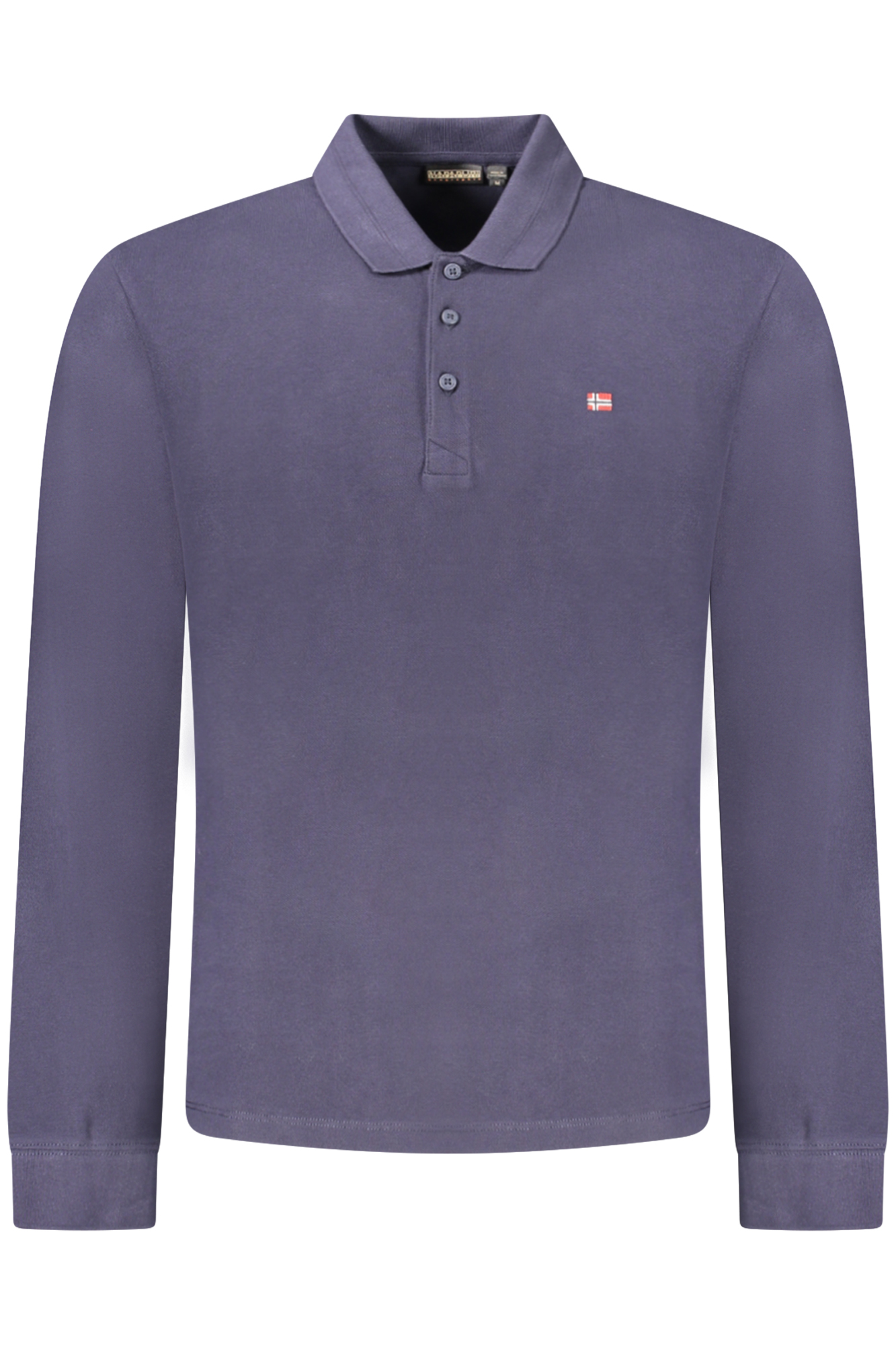 NAPAPIJRI MEN'S LONG-SLEEVED POLO SHIRT