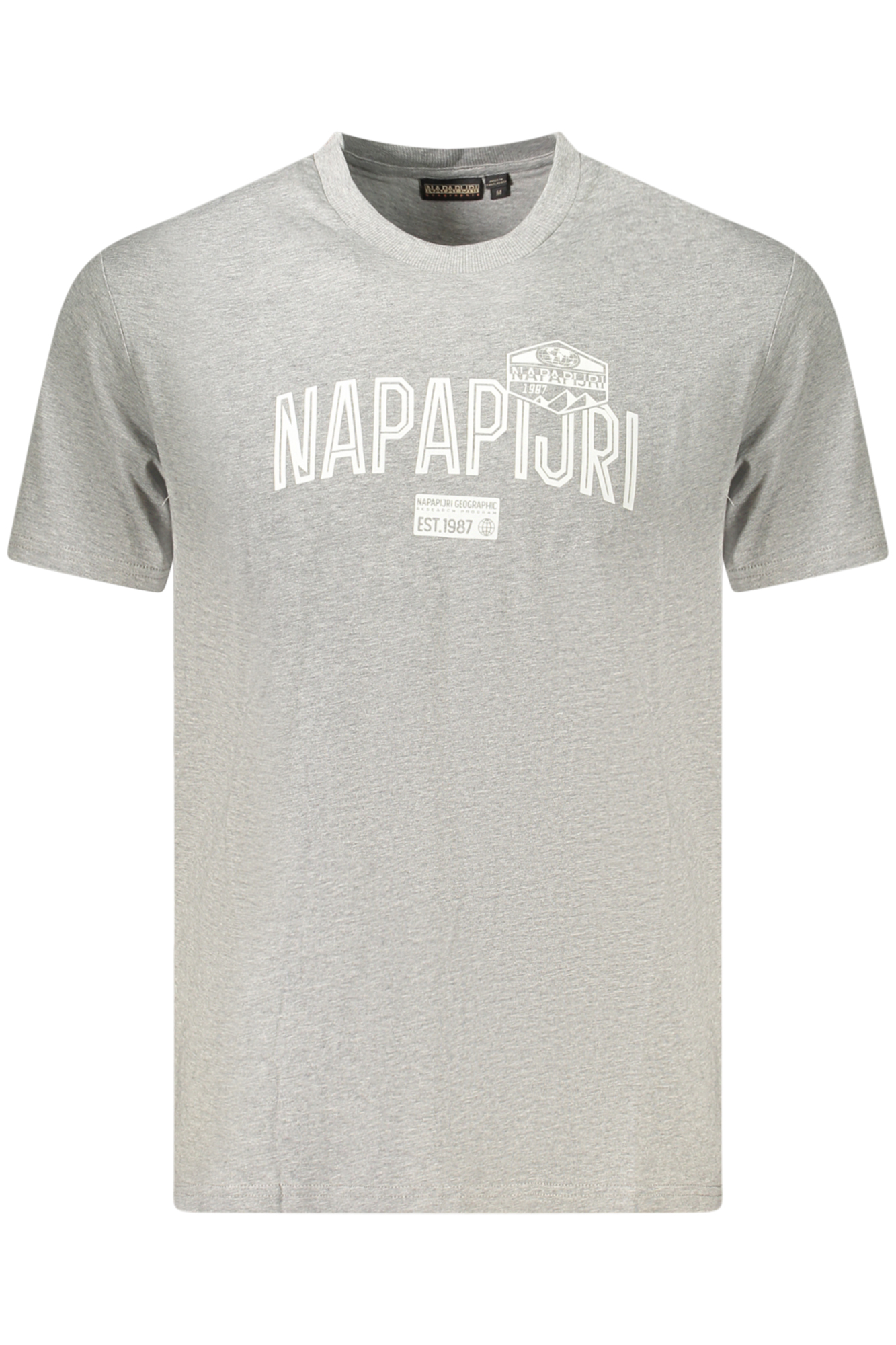 NAPAPIJRI MEN'S SHORT-SLEEVE T-SHIRT GREY NAPAPIJRI