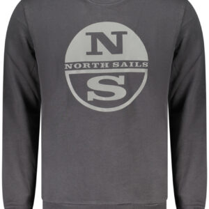 NORTH SAILS MEN'S BLACK ZIP-UP SWEATSHIRT NORTH SAILS