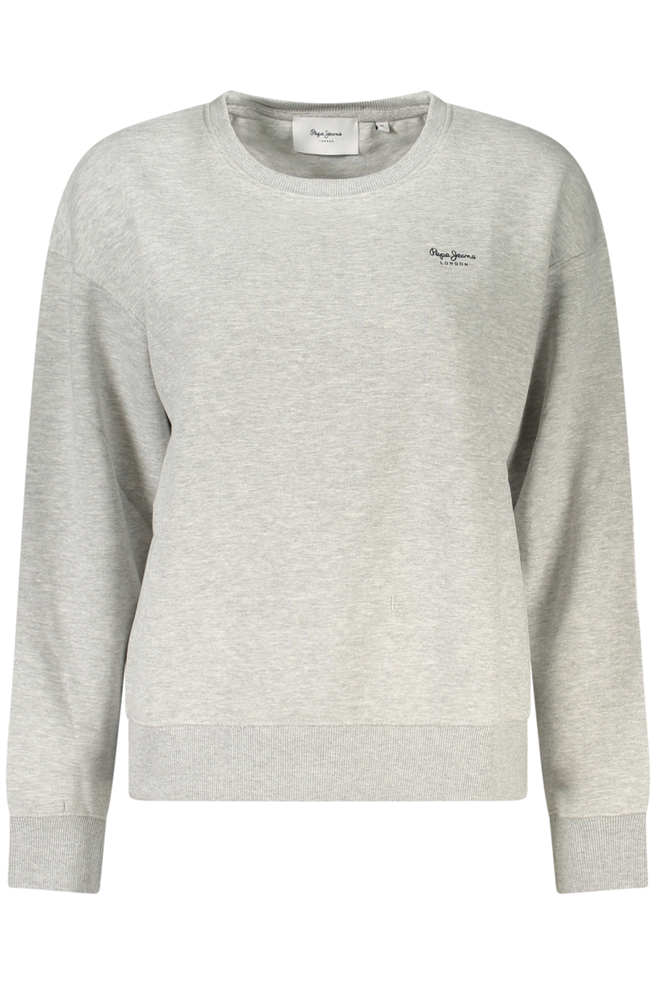 PEPE JEANS WOMEN'S GRAY ZIP-UP SWEATSHIRT PEPE JEANS