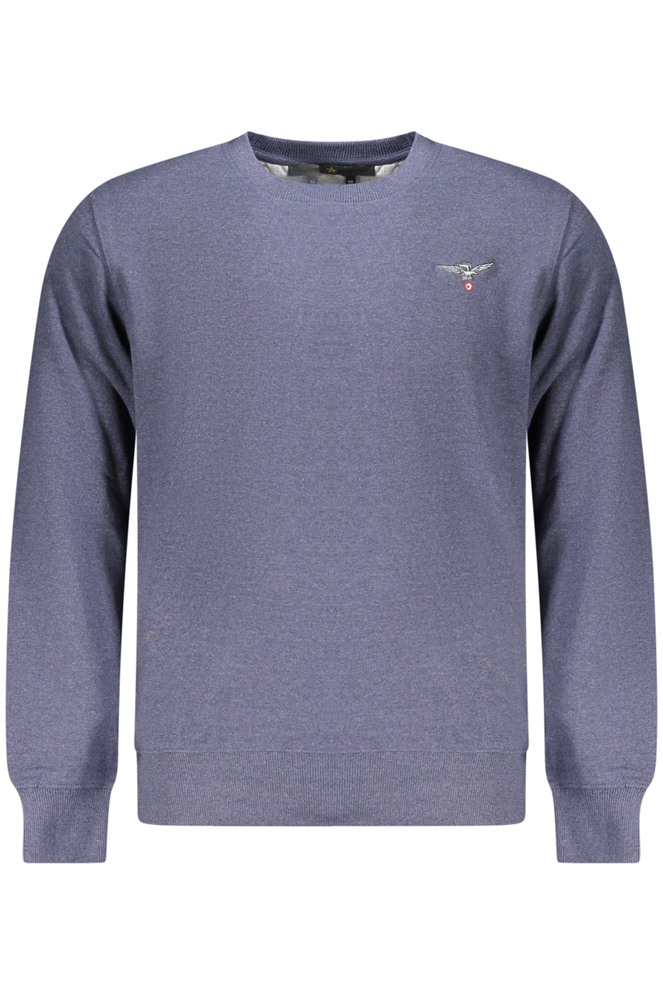 MILITARY ACADEMY MEN'S BLUE ZIP-UP SWEATSHIRT ACCADEMIA MILITARE