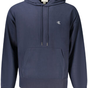 CALVIN KLEIN MEN'S BLUE ZIP-UP SWEATSHIRT CALVIN KLEIN