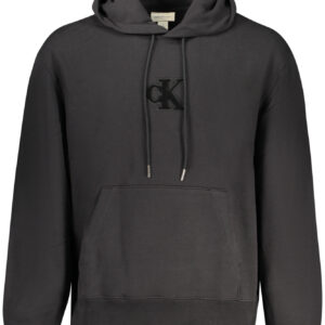 CALVIN KLEIN MEN'S BLACK ZIP-UP SWEATSHIRT CALVIN KLEIN
