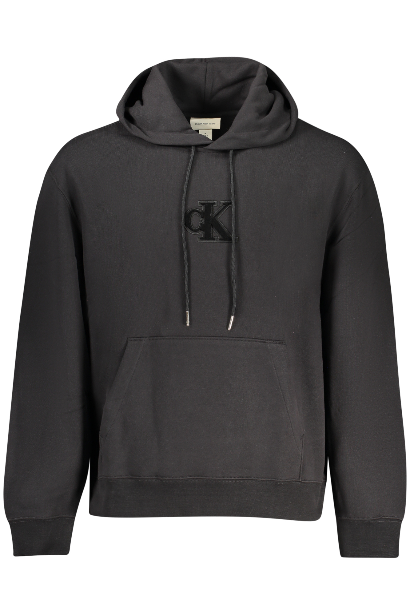 CALVIN KLEIN MEN'S BLACK ZIP-UP SWEATSHIRT CALVIN KLEIN