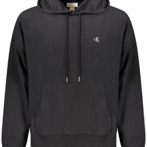 CALVIN KLEIN MEN'S BLACK ZIP-UP SWEATSHIRT CALVIN KLEIN