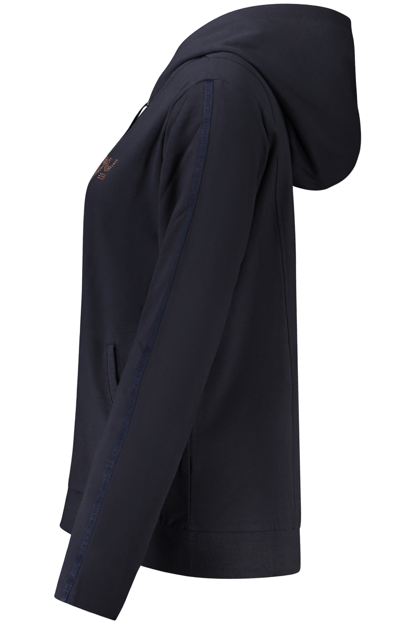 FREDDY WOMEN'S BLUE ZIP-UP SWEATSHIRT - Image 3