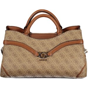 GUESS JEANS WOMEN'S BEIGE BAG GUESS JEANS