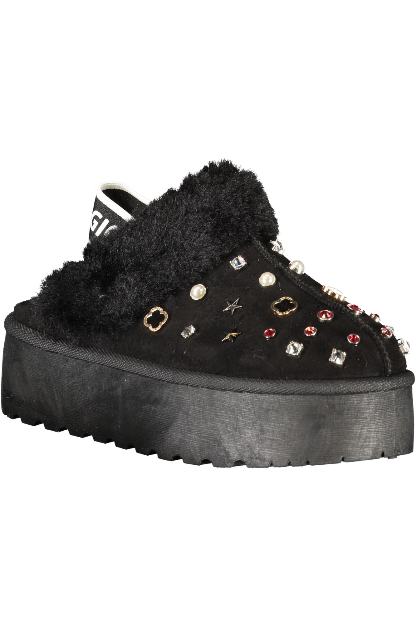 LAURA BIAGIOTTI WOMEN'S BLACK WINTER CLOG FOOTWEAR - Image 2