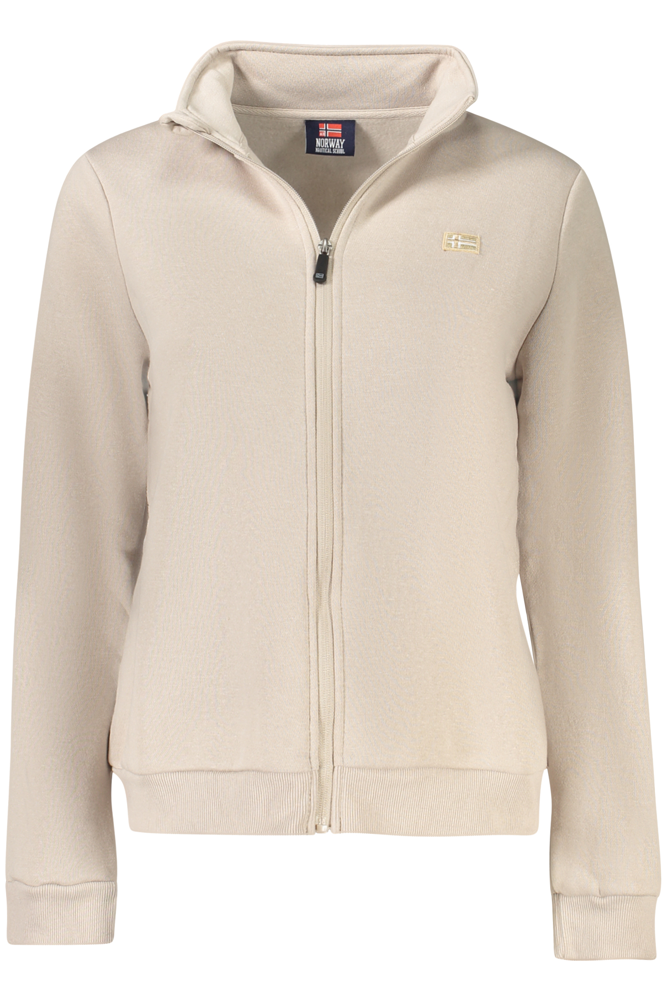 NORWAY 1963 WOMEN'S BEIGE ZIP-UP SWEATSHIRT NORWAY 1963