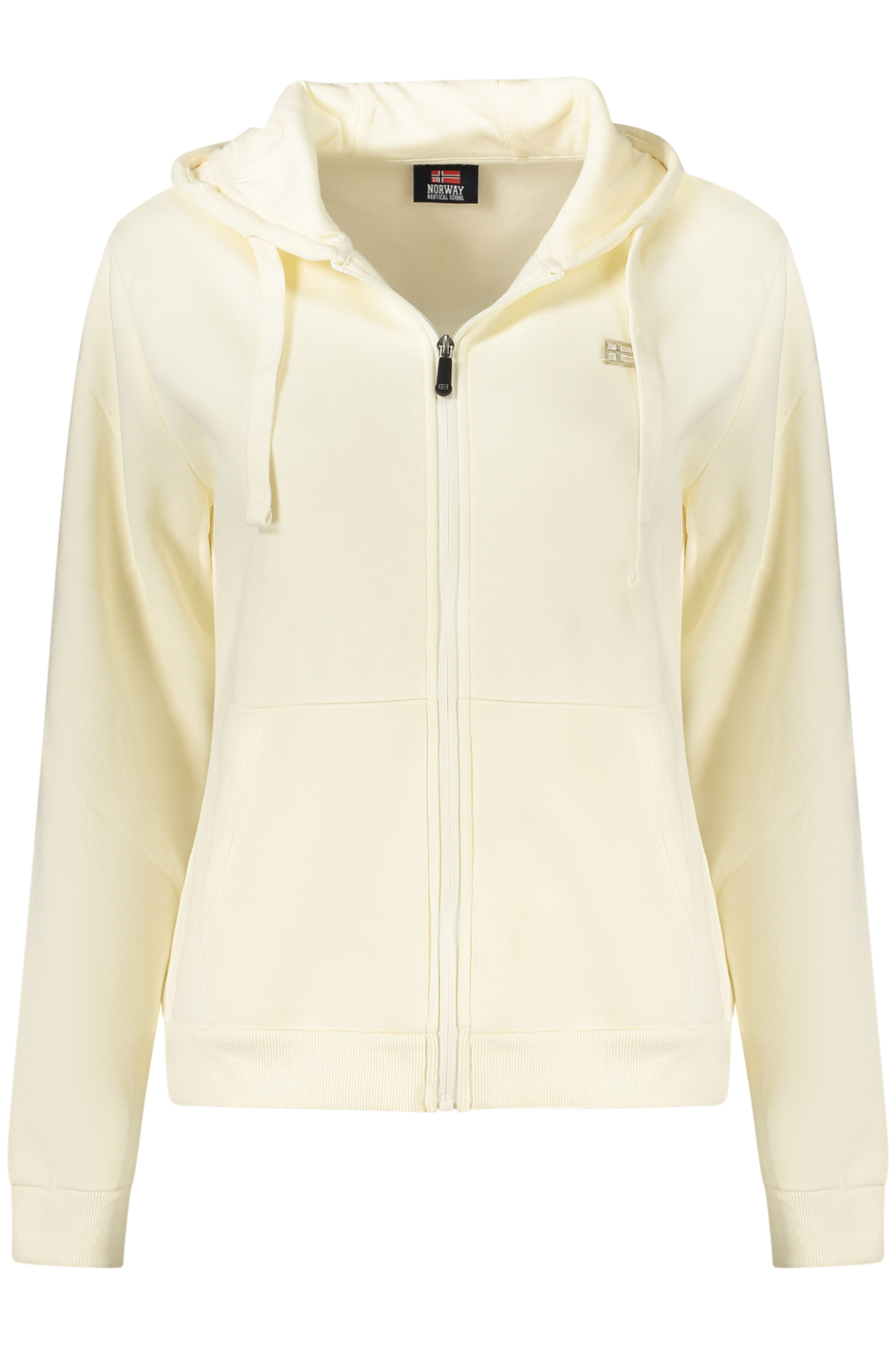 NORWAY 1963 WOMEN'S WHITE ZIP-UP SWEATSHIRT NORWAY 1963