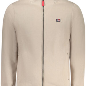 NORWAY 1963 MEN'S BEIGE ZIP-UP SWEATSHIRT NORWAY 1963