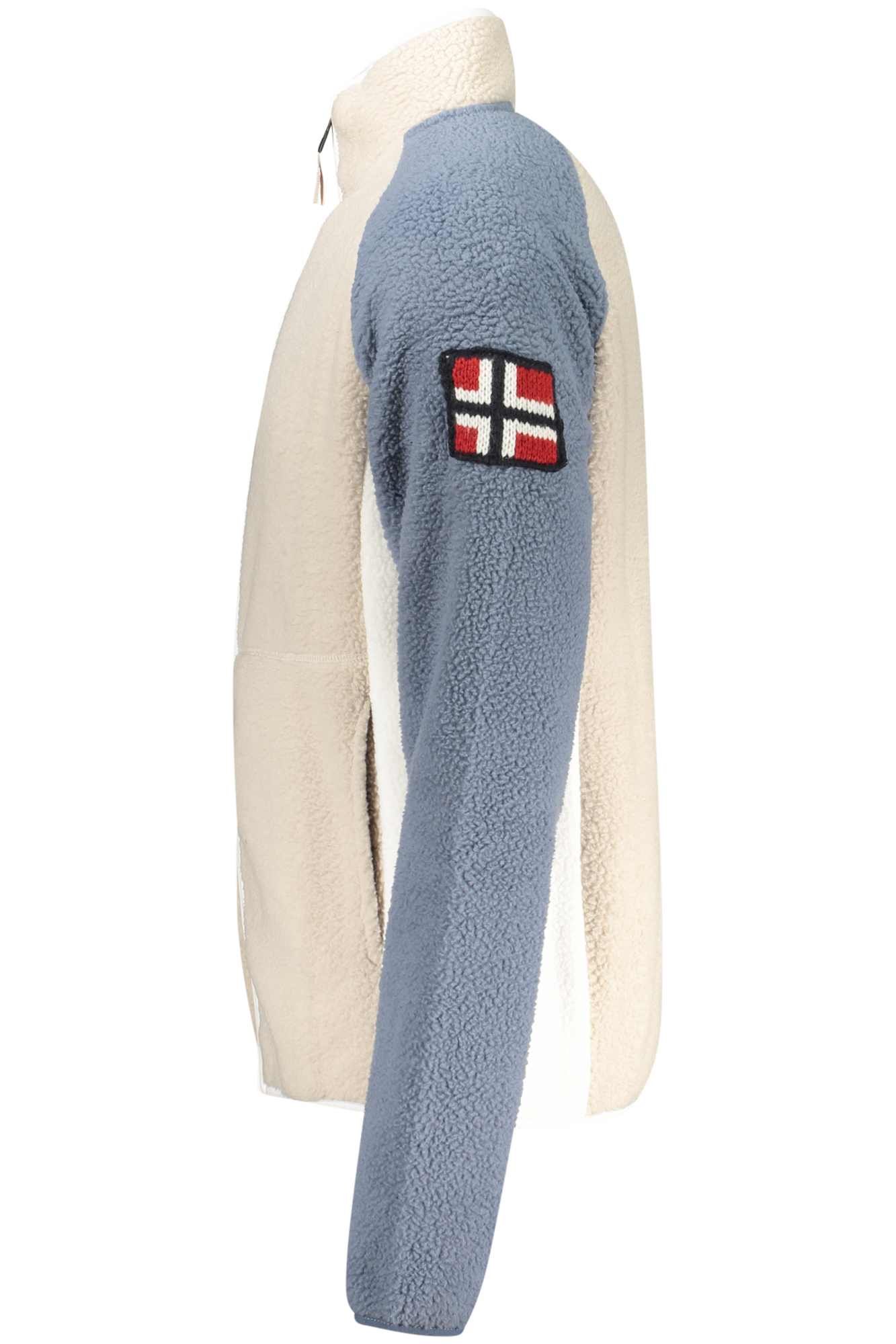 NORWAY 1963 MEN'S BEIGE ZIP-UP SWEATSHIRT - Image 3