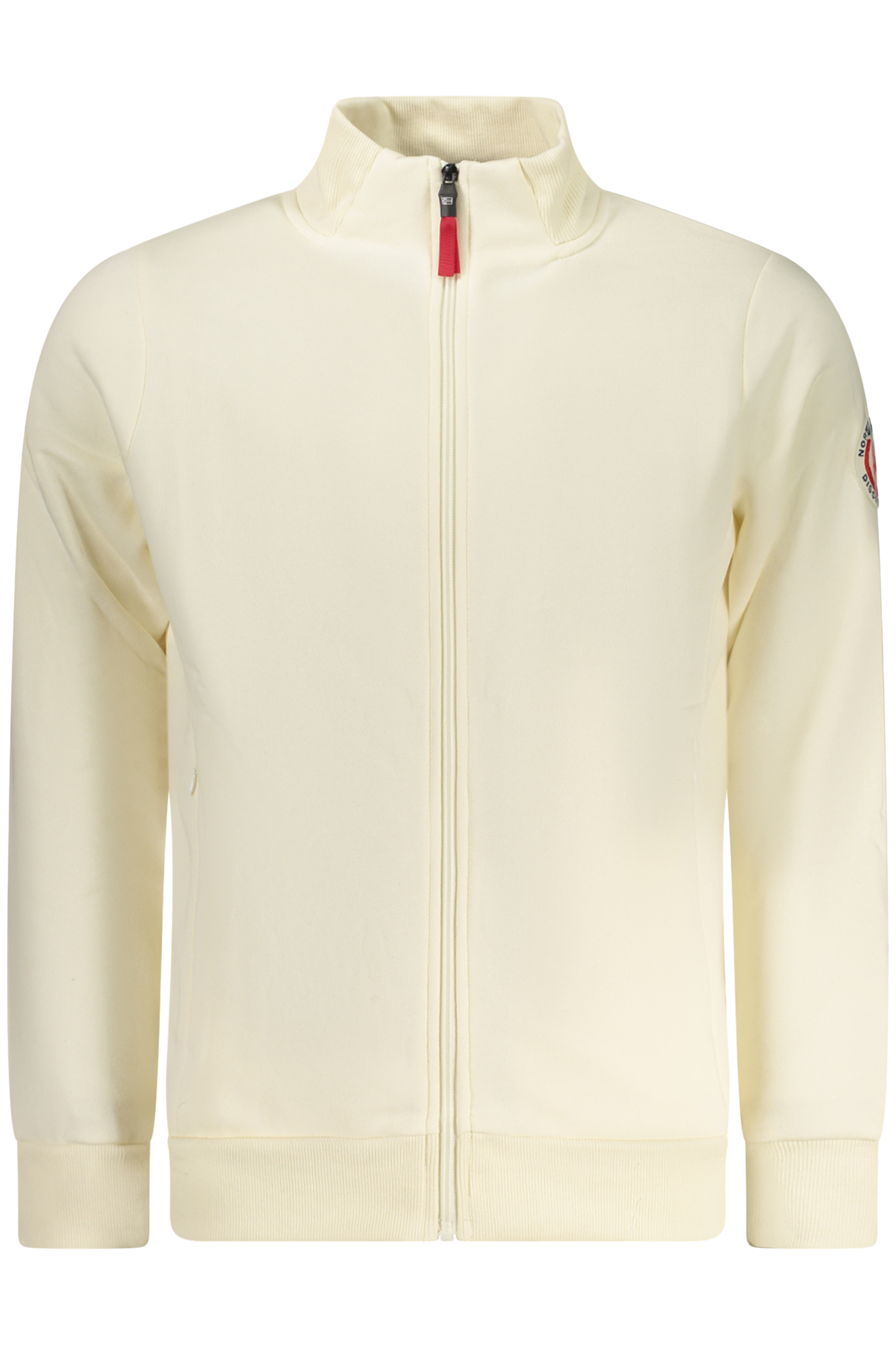 NORWAY 1963 MEN'S WHITE ZIP-UP SWEATSHIRT NORWAY 1963