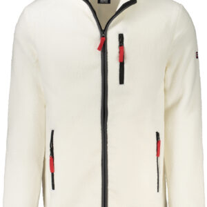 NORWAY 1963 MEN'S WHITE ZIP-UP SWEATSHIRT NORWAY 1963