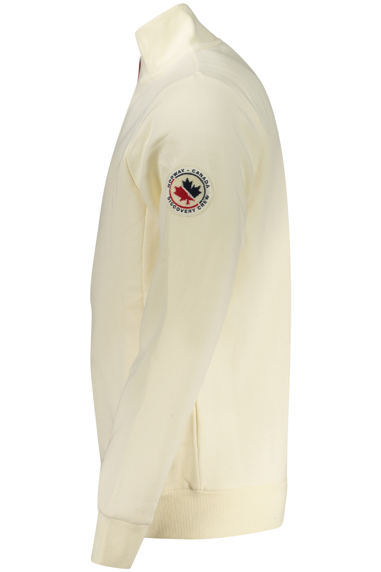 NORWAY 1963 MEN'S WHITE ZIP-UP SWEATSHIRT - Image 3