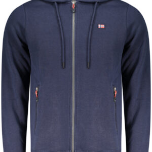 NORWAY 1963 MEN'S BLUE ZIP-UP SWEATSHIRT NORWAY 1963