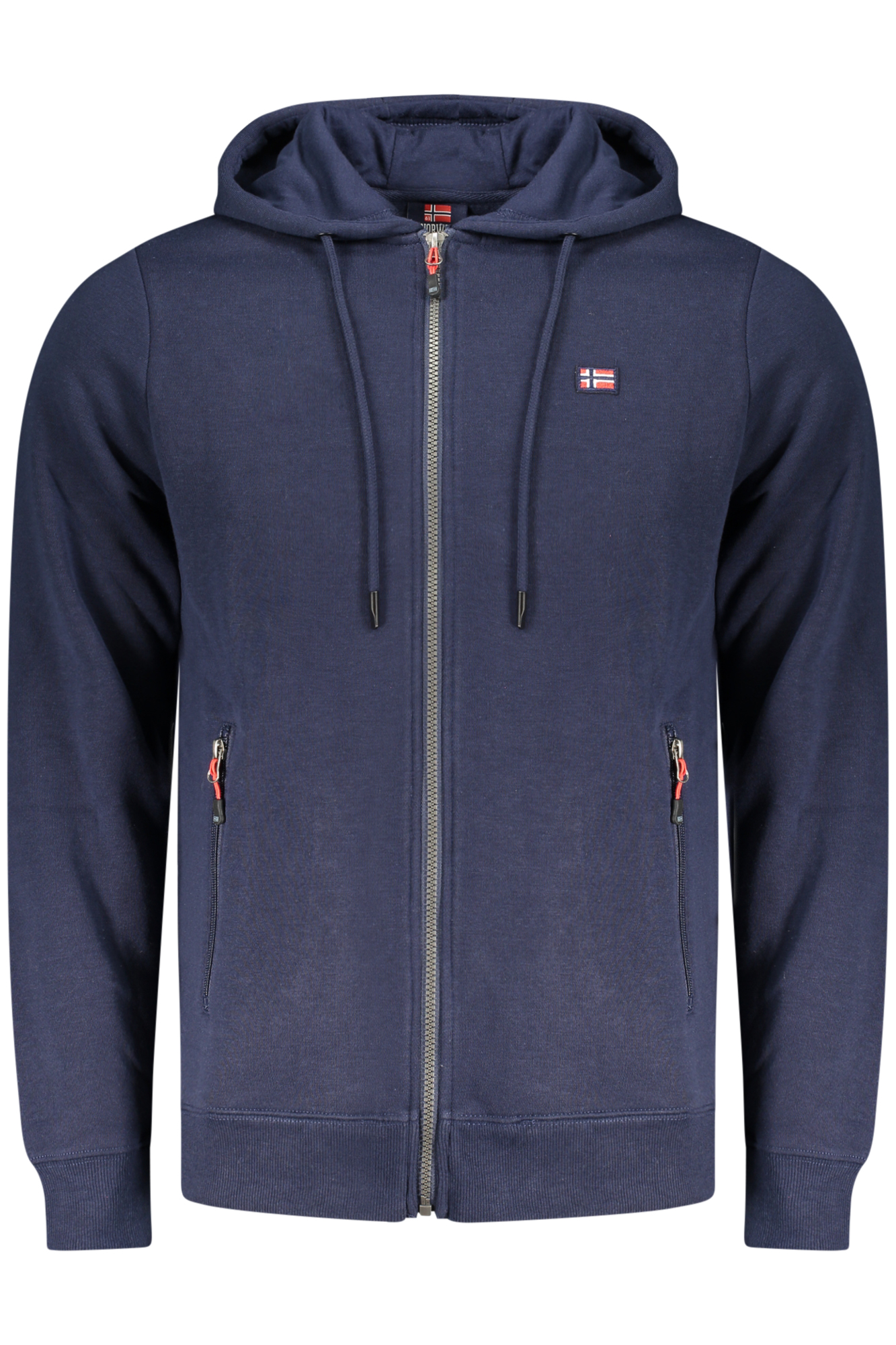 NORWAY 1963 MEN'S BLUE ZIP-UP SWEATSHIRT NORWAY 1963