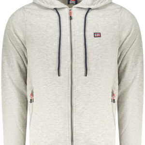 NORWAY 1963 MEN'S GRAY ZIP-UP SWEATSHIRT NORWAY 1963