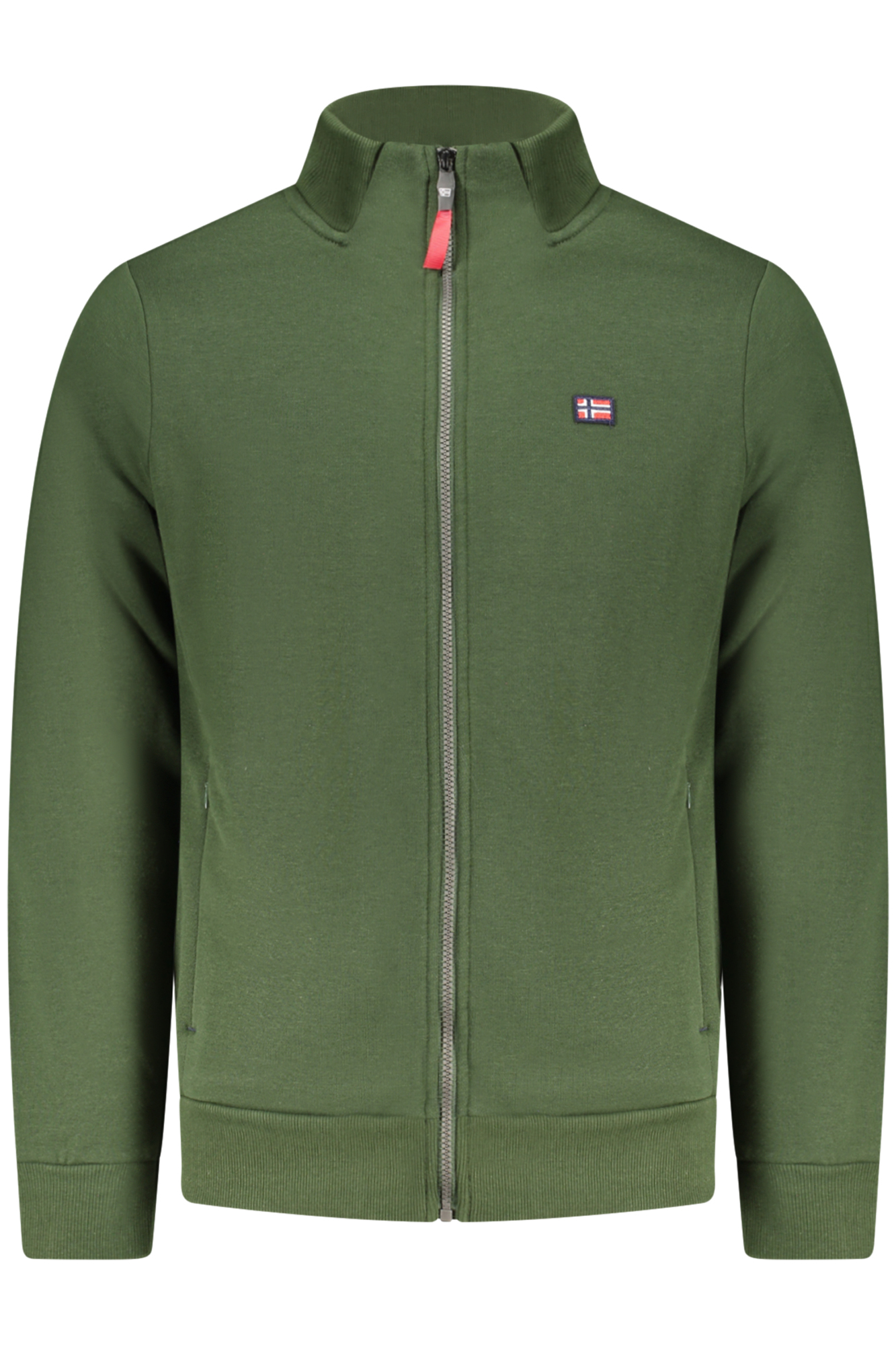 NORWAY 1963 MEN'S GREEN ZIP-UP SWEATSHIRT NORWAY 1963