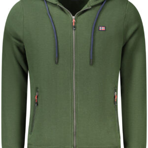 NORWAY 1963 MEN'S GREEN ZIP-UP SWEATSHIRT NORWAY 1963