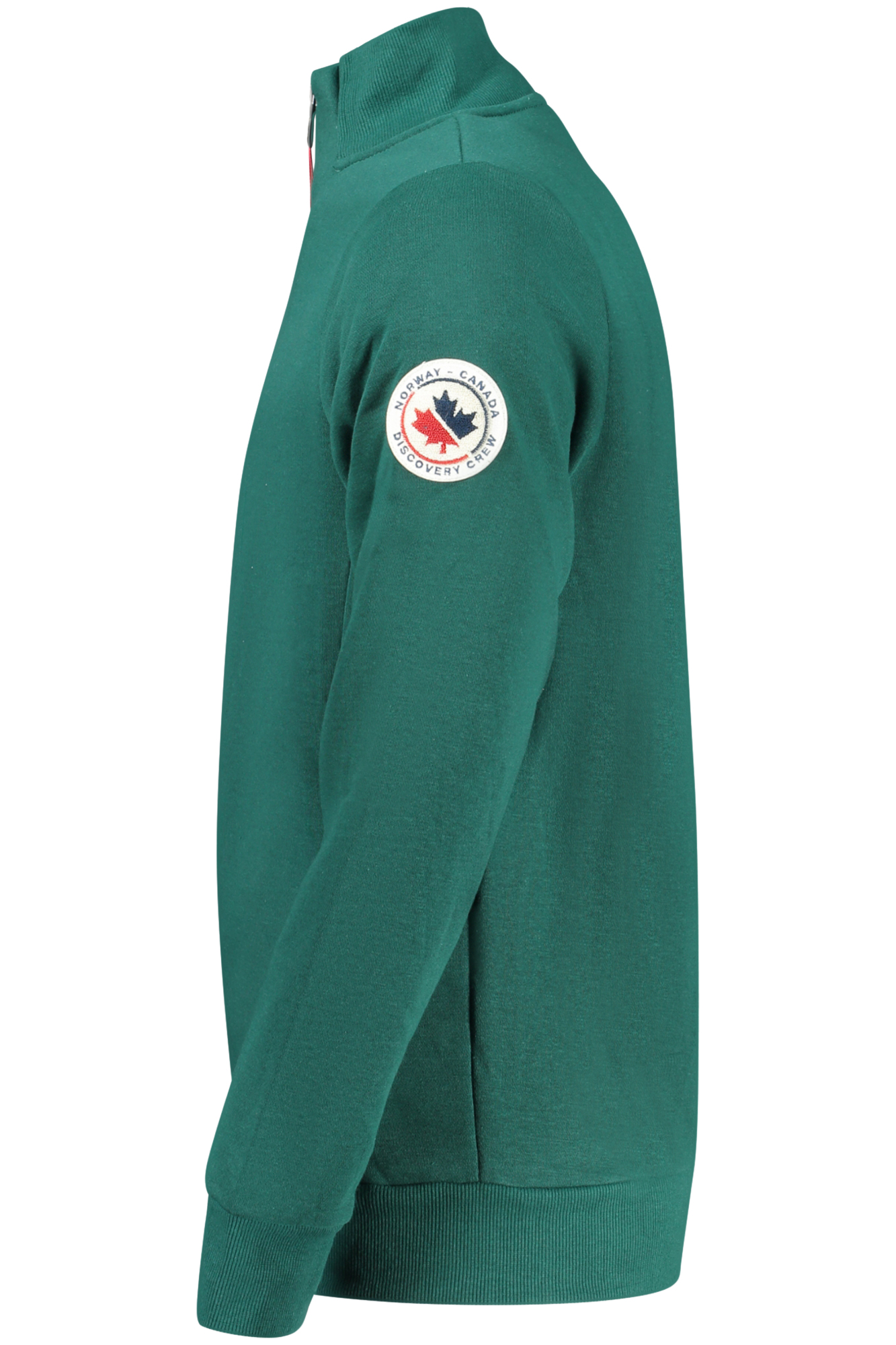 NORWAY 1963 MEN'S GREEN ZIP-UP SWEATSHIRT - Image 2