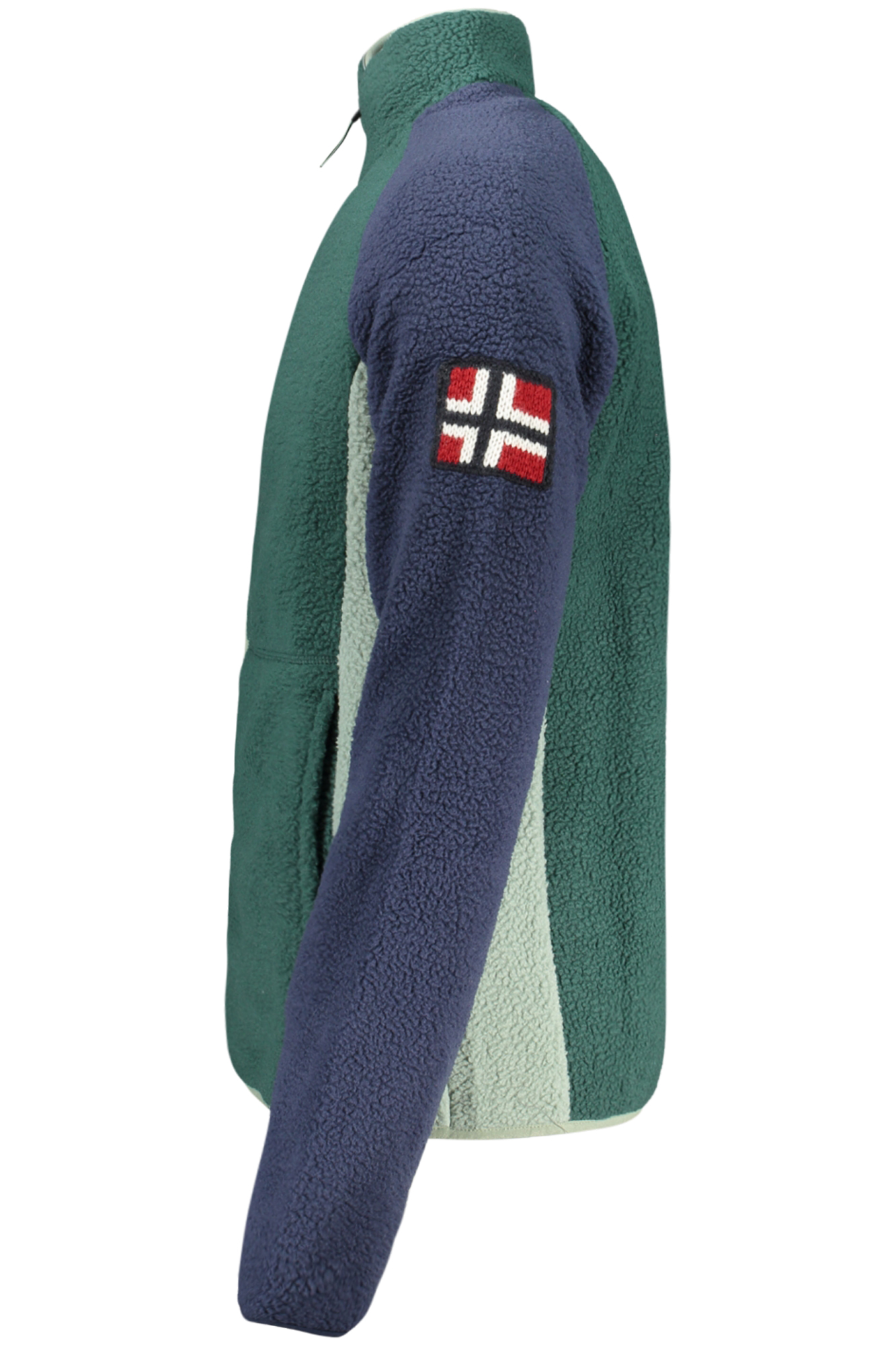NORWAY 1963 MEN'S GREEN ZIP-UP SWEATSHIRT - Image 3